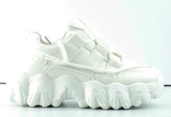 Justine Womens Detailed Low Top Lace Up Sneakers -Bamboo Store Justine 2