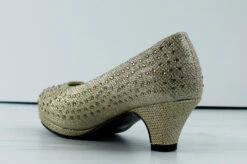 KP-101KM Little Girls Heeled Dress Shoe -Bamboo Store KP101km 6
