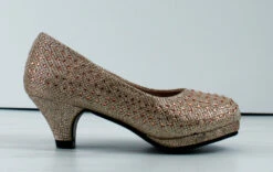 KP-101KM Little Girls Heeled Dress Shoe -Bamboo Store KP101km 8