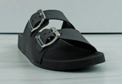 Bamboo Kabo 01 Womens Jelly Double Buckle Padded Sole Slip On Sandals -Bamboo Store Kabo 01 5