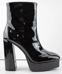 Kay 8 Women's Patent Chunky Platform Ankle Booties -Bamboo Store Kay8 7