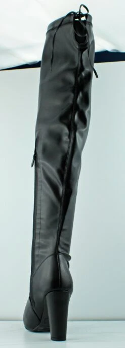 Keen 25 Women's Pleather Thigh High Heeled Boots 7 Keen 25 Women's Pleather Thigh High Heeled Boots -Bamboo Store Keen25 3