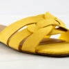 Bamboo Kick 08 Womens Faux Suede Strappy Woven Slip On Sandal 2 Bamboo Kick 08 Womens Faux Suede Strappy Woven Slip On Sandal -Bamboo Store Kick08Amber 1