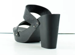 Kyriee 18B Womens Open Toe Wooden Heel Sandals -Bamboo Store Kyrie18b 4