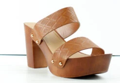 Kyriee 18B Womens Open Toe Wooden Heel Sandals -Bamboo Store Kyrie18b 5