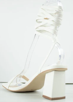 Bamboo Lasting 43 Women's Single Band Chunky Low Heeled Sandals -Bamboo Store LASTING43 1