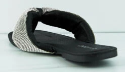 Laughter 49 WomensPuffy Rhinestone Flat Sandals 7 Laughter 49 WomensPuffy Rhinestone Flat Sandals -Bamboo Store Laughter49Black 3