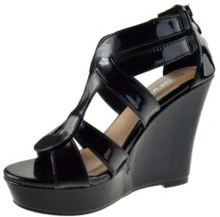 Lindy 3 Women's Heeled Strappy Wedge Sandals