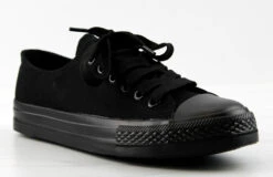 Lizzo 1 Womens Platform Lace Up Canvase Sneakers 37 Lizzo 1 Womens Platform Lace Up Canvase Sneakers -Bamboo Store Lizzo1BlackBlack 1