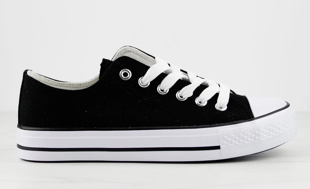 Lizzo 1 Womens Platform Lace Up Canvase Sneakers 7 Lizzo 1 Womens Platform Lace Up Canvase Sneakers - Image 5