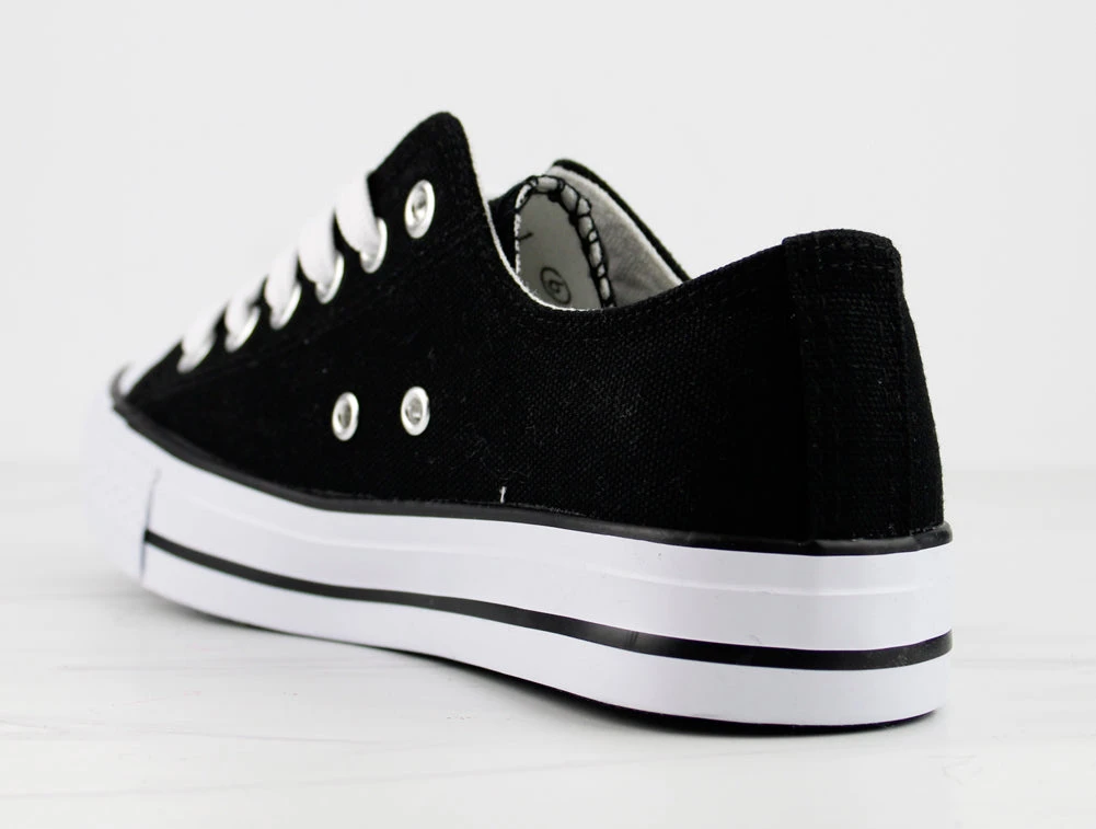 Lizzo 1 Womens Platform Lace Up Canvase Sneakers 8 Lizzo 1 Womens Platform Lace Up Canvase Sneakers - Image 6