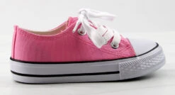 Lizzo 1K Little Girls Platform Lace Up Canvas Sneakers 32 Lizzo 1K Little Girls Platform Lace Up Canvas Sneakers -Bamboo Store Lizzo1KPink 2