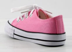 Lizzo 1K Little Girls Platform Lace Up Canvas Sneakers 33 Lizzo 1K Little Girls Platform Lace Up Canvas Sneakers -Bamboo Store Lizzo1KPink 3