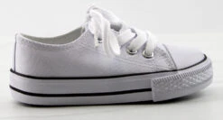 Lizzo 1K Little Girls Platform Lace Up Canvas Sneakers 35 Lizzo 1K Little Girls Platform Lace Up Canvas Sneakers -Bamboo Store Lizzo1KWhite 2