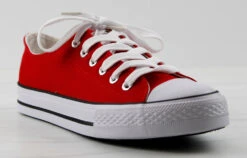 Lizzo 1 Womens Platform Lace Up Canvase Sneakers 40 Lizzo 1 Womens Platform Lace Up Canvase Sneakers -Bamboo Store Lizzo1Red 1