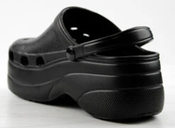 Lolli Womens Platform Sling Back Clogs -Bamboo Store LolliBlack 3