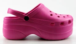 Lolli Womens Platform Sling Back Clogs -Bamboo Store LolliFuschia 2