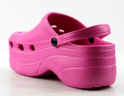 Lolli Womens Platform Sling Back Clogs -Bamboo Store LolliFuschia 3