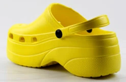 Lolli Womens Platform Sling Back Clogs -Bamboo Store LolliYellow 3