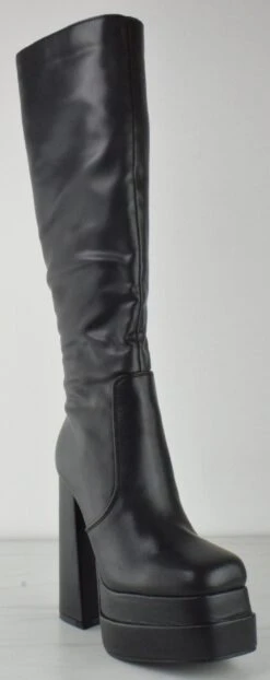 Lovid 01 HI Women's Knee High Platform Chunky High Heeled Boots