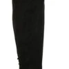 Lucy-22 Womens Low Heeled Tie Up Thigh High Boots