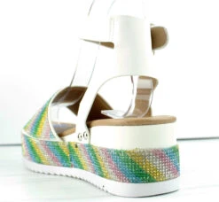 Forever Luxury 96 Women's Rhinestone Wide Band Buckled Platform Sandals -Bamboo Store Luxury96 3 3f1301fa 434a 444d 8019 d7da9a9033dc