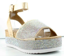 Forever Luxury 96 Women's Rhinestone Wide Band Buckled Platform Sandals -Bamboo Store Luxury96 5 a01b54d5 6e36 4785 a5de abfd8c377224