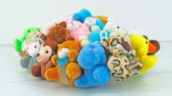 Unknown Women's Rubber Sole Mini Stuffed Animal Slippers