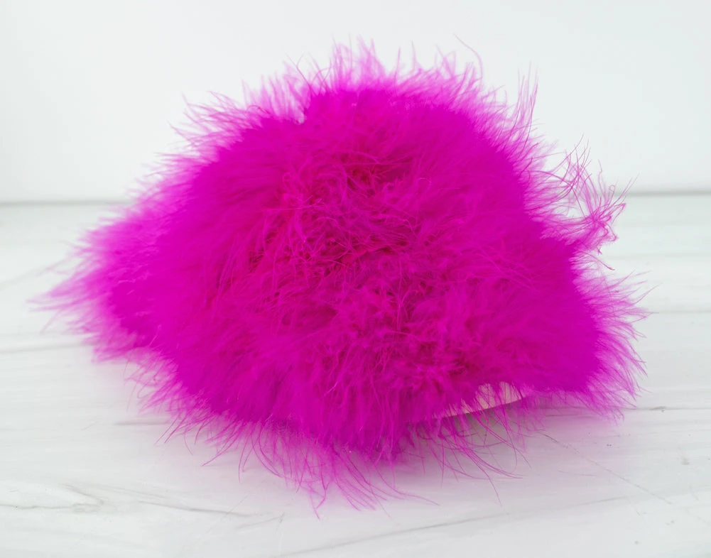 Unknown Women's Closed Toe Fluffy Feather Slippers 6 Unknown Women's Closed Toe Fluffy Feather Slippers - Image 4