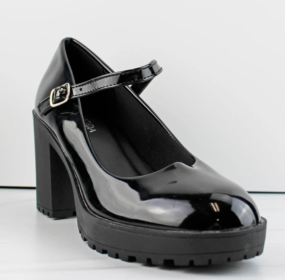 Reef 22 Women's Closed Toe Platform Mary Jane Heels 6 Reef 22 Women's Closed Toe Platform Mary Jane Heels - Image 4