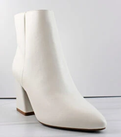 Bamboo Sage 01 Women's Pointed Toe Zip Up Patent Ankle Booties -Bamboo Store MG 8463