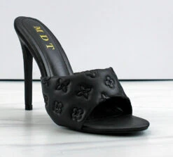 Mackley Women's Backless Designer Open Toe Heels