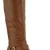 Mango L7 Women's Stitched Buckled Knee High Boot -Bamboo Store MangoL7Tan 1