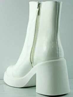 Marino 55 Women's Round Toe Patent Chunky Booties 13 Marino 55 Women's Round Toe Patent Chunky Booties -Bamboo Store Marino55 1