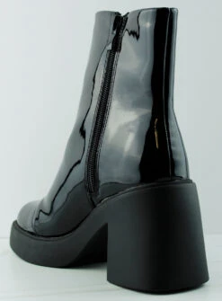 Marino 55 Women's Round Toe Patent Chunky Booties 10 Marino 55 Women's Round Toe Patent Chunky Booties -Bamboo Store Marino55 4