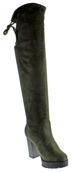 Forever Match L8 Womens Platform Thigh High Boots