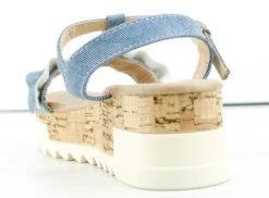 Melody 10Y Little Girl's Ruffled Band Platform Sandals -Bamboo Store Melody10y 3