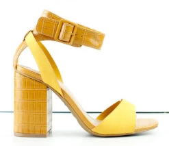 Bamboo Milestone-11 Womens Single Band Block Heel Sandals -Bamboo Store Milestone11 1