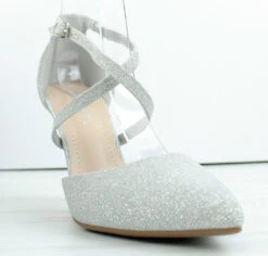 Monroe 5 Women's Closed Toe Strappy Mid Dress Heels -Bamboo Store Monroe5 5