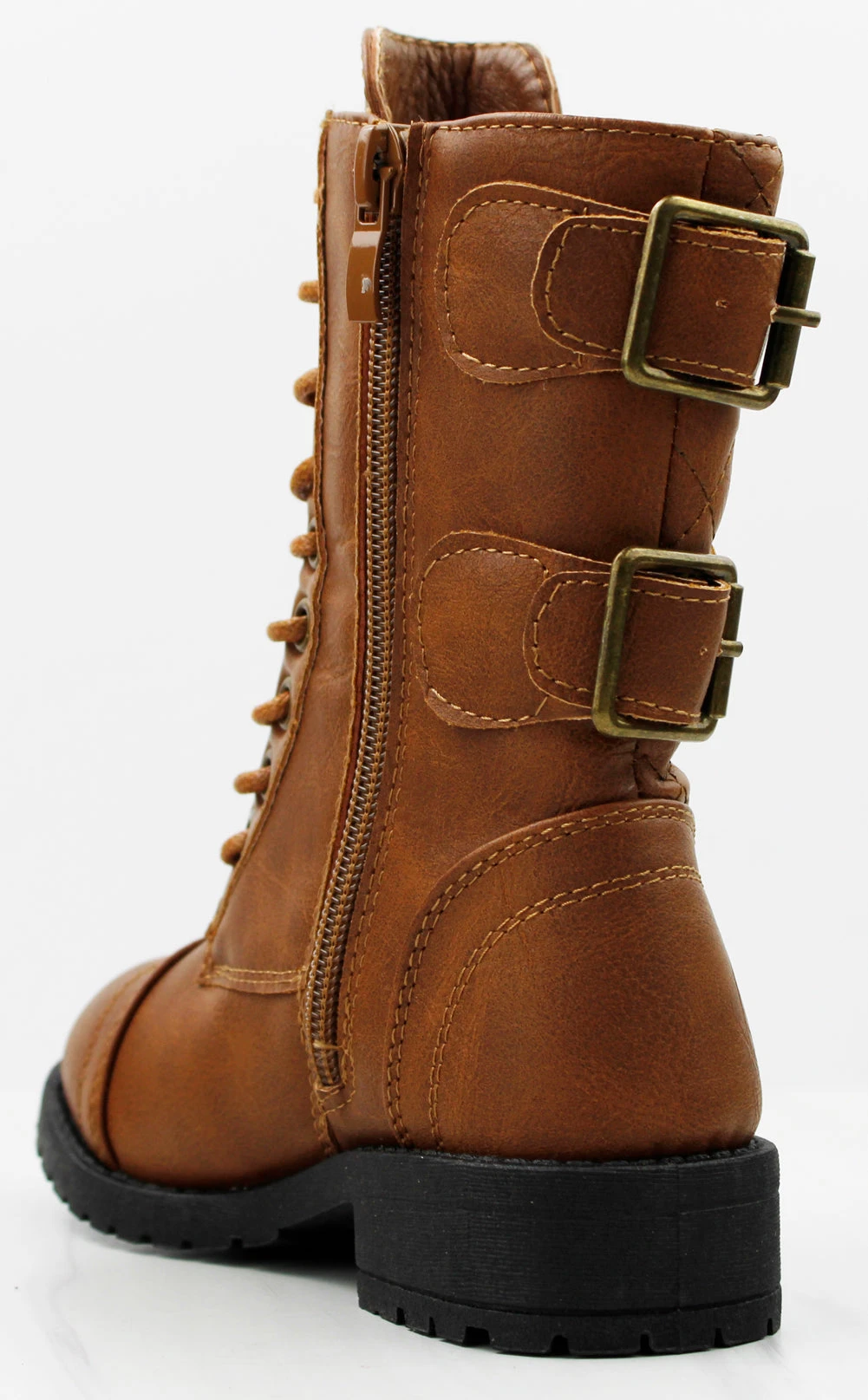 Mountain-82k GirlsKnee High Buckle Accent Combat Boot 10 Mountain-82k GirlsKnee High Buckle Accent Combat Boot - Image 8