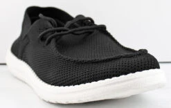 Moving 02 Women's Slip On Fly Knit Lace Up Comfort Sneakers