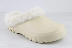 MuffinWomens Fur Lining Slip On Clogs -Bamboo Store MuffinCream 1