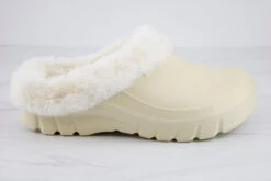 MuffinWomens Fur Lining Slip On Clogs -Bamboo Store MuffinCream 2