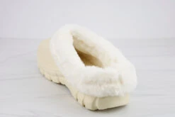 MuffinWomens Fur Lining Slip On Clogs -Bamboo Store MuffinCream 3