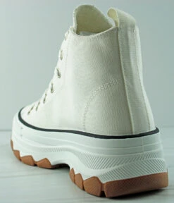 Murphy 1 Women's High Top Platform Canvas Sneakers -Bamboo Store Murphy1 1