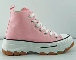 Murphy 1 Women's High Top Platform Canvas Sneakers -Bamboo Store Murphy1 1 3c3efccf c2f9 4a6a 8225 3ee0d3f6d64f