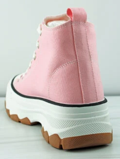 Murphy 1 Women's High Top Platform Canvas Sneakers -Bamboo Store Murphy1 2 dfbe28c8 a981 4b92 a1fa 9b34dee5a025