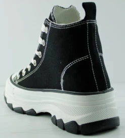 Murphy 1 Women's High Top Platform Canvas Sneakers -Bamboo Store Murphy1 4