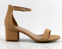 NATALY-06 Womens Low Heeled Almond Toe Sandals -Bamboo Store Nataly 06 7