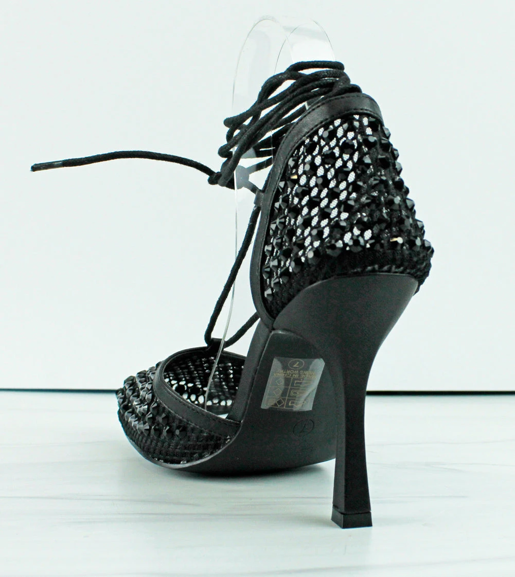 News Worthy Womens Square Toe Heeled Lace Up Pumps 5 News Worthy Womens Square Toe Heeled Lace Up Pumps - Image 3